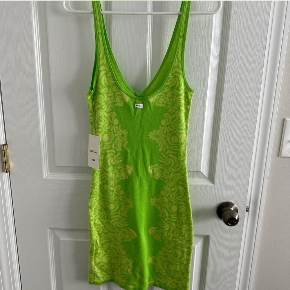 RVCA Green Sweater Dress